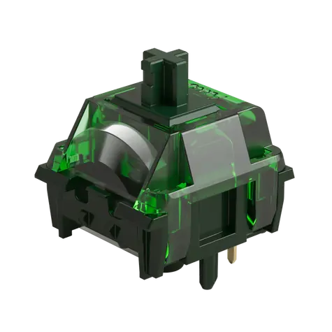 Akko Monsgeek Green Fog Switch / mechanické spínače / 3-Pin / lineární / MX-Stem / 60g - 45 ks