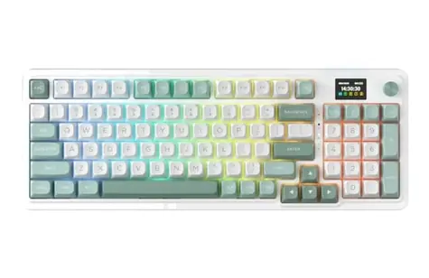 Redragon Galatin Pro K719WG-RGB-PRO bílá / Herní klávesnice / mechanická / Redragon switch / RGB / USB / US
