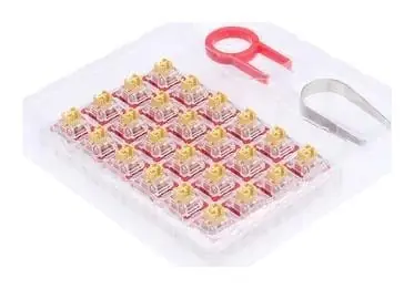 Redragon A113 Bullet F žlutá / sada mechanických switchů / 24 ks