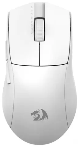 Redragon M916W-PRO-4K K1NG bílá / Bezdrátová herní myš / optická / 26000 DPI / 5 tlačítek / USB / RF 2.4 GHz