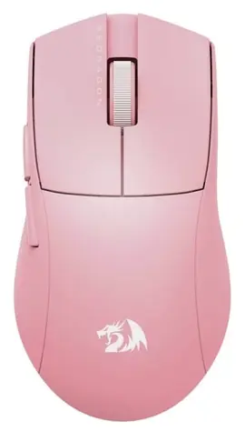 Redragon M916P-LIT-1K růžová / Bezdrátová herní myš / optická / 8000 DPI / 4 tlačítka / USB / RF 2.4 GHz