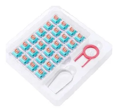 Redragon A113 Bullet R červená / sada mechanických switchů / 24 ks