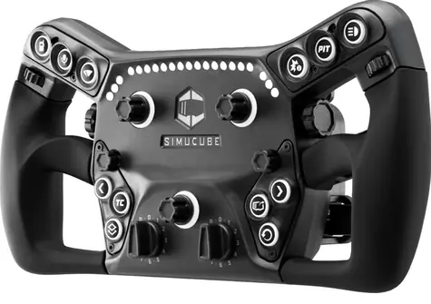 Simucube Savu Pro / Závodní volant / 4 pádla / 12 podsvícených tlačítek 