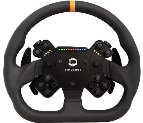 Simucube Valo GT-23 SC3 Závodní volant černá kůže / průměr 320 mm / rychloupínák SC3