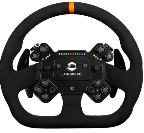 Simucube Valo GT-23 SC3 Závodní volant černý semiš / průměr 320 mm / rychloupínák SC3