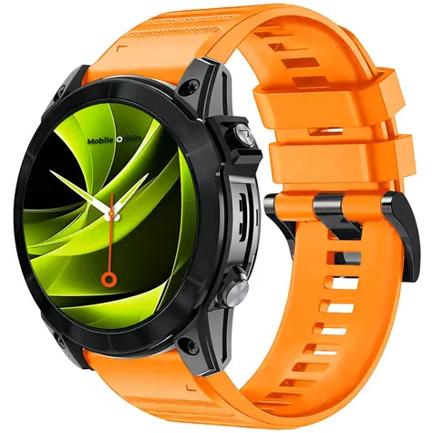 Mobile Origin Easy Strap Silicone Watch silikonový řemínek pro Garmin QuickFit 22mm oranžová