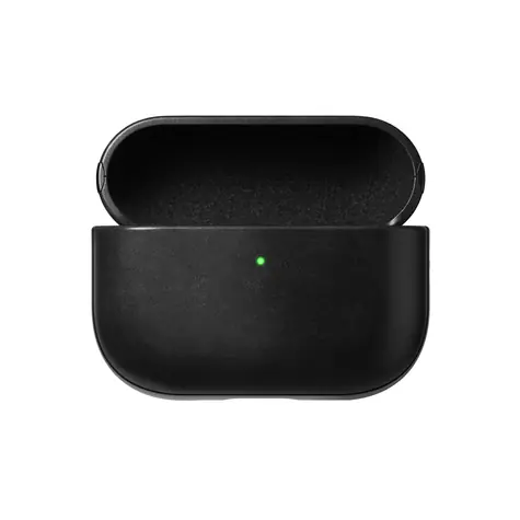Nomad Modern Leather Case pouzdro pro Apple Airpods Pro 3 černá