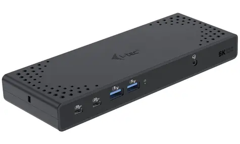 i-tec Dual Display Docking Station Gen2 černá / 2× HDMI / 2× DisplayPort / 4× USB 3.0 / 2× USB-C 3.1 / LAN