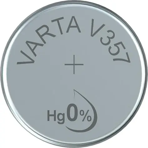 Varta Knoflíková baterie V357 / 1.55V / 143 mAh / oxid stříbra / 1ks / v blistru 