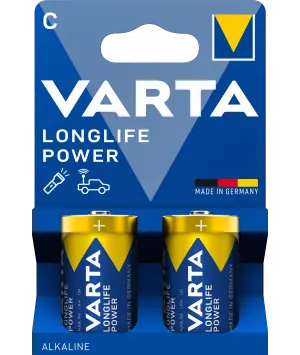 Varta Longlife Baterie Baby C LR 14 / 1.5V / alkalická / 2ks / v blistru 