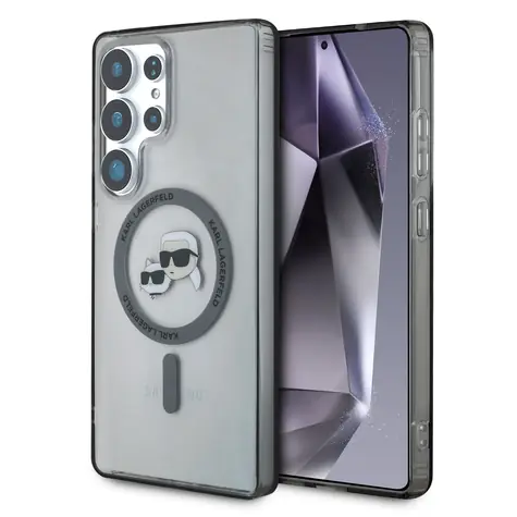 Karl Lagerfeld IML K&CH Heads MagSafe Zadní Kryt pro Samsung Galaxy S25 Ultra Black