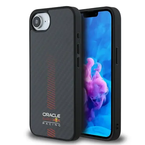 Red Bull Carbon Powerbar MagSafe Zadní Kryt pro iPhone 16e/17e Black