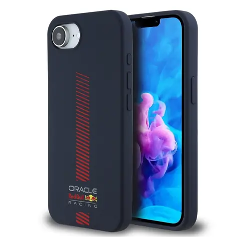 Red Bull Silicone Powerbar MagSafe Zadní Kryt pro iPhone 16e/17e Navy