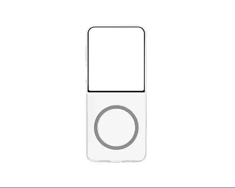 Samsung Průhledný kryt s magnetickým úchytem Flip7 Transparent