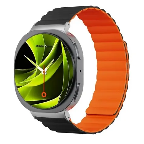 Mobile Origin Easy Strap Magnetic magnetický řemínek pro Samsung Galaxy Watch 8 černo-oranžová