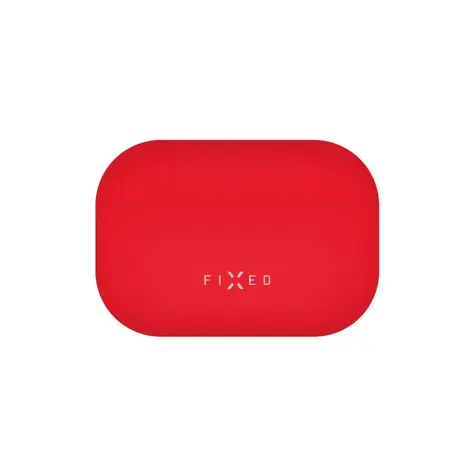 FIXED Ultratenké silikonové pouzdro Silky pro Apple AirPods Pro 3 červené