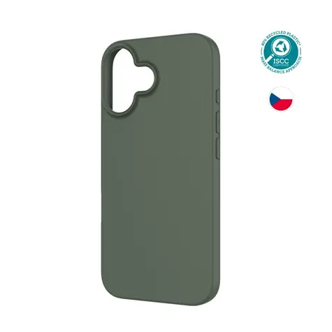 FIXED TPU gelový kryt ReStory pro Apple iPhone 16 zelený