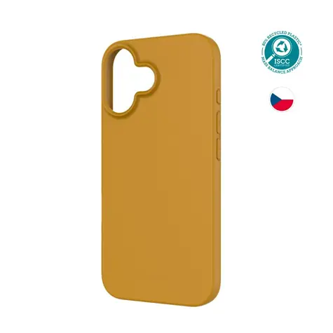 FIXED TPU gelový kryt ReStory pro Apple iPhone 16 zlatý