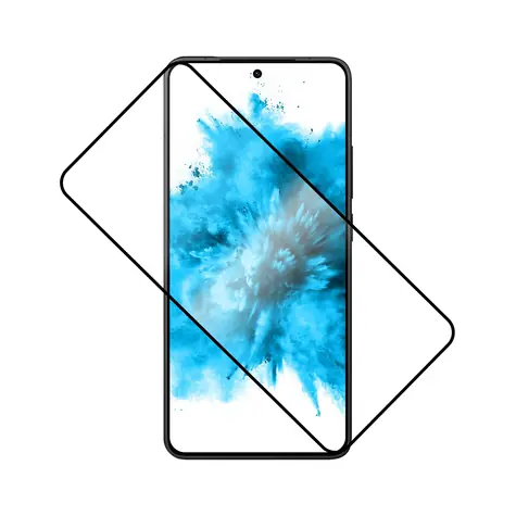 FIXED Ochranné tvrzené sklo Full-Cover pro POCO F7 černé