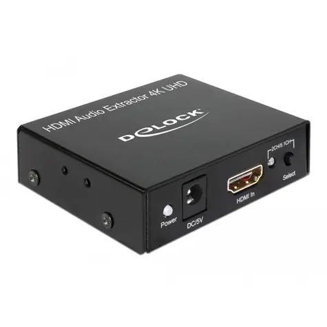 DeLock HDMI Stereo / 5.1 Channel Audio Extractor 4K