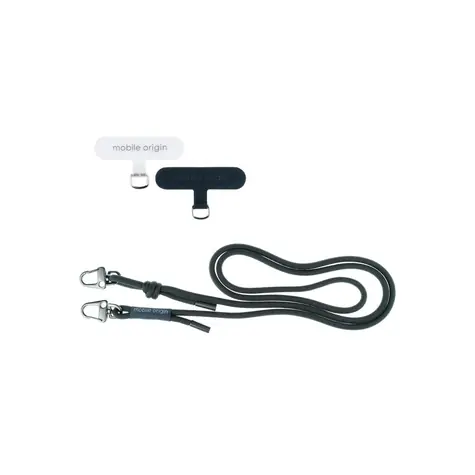 Mobile Origin Lanyard rope šňůrka na telefon černá / 82-163cm
