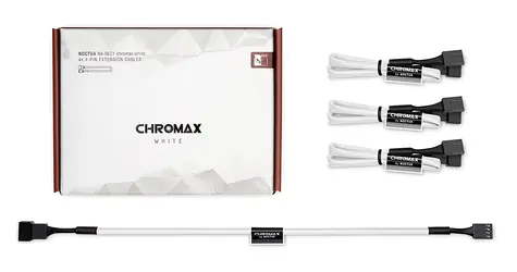 Noctua NA-SEC1 bílá (chromax) / Prodlužovací kabel / 4x 4-Pin PWM / délka 300 mm