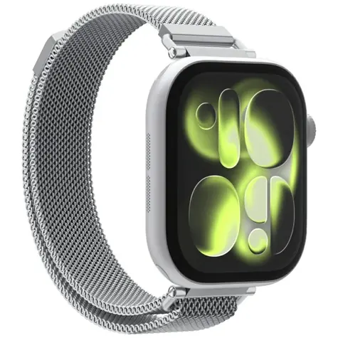 Spigen Metal Band řemínek pro Apple Watch 42mm/41mm/40mm stříbrná