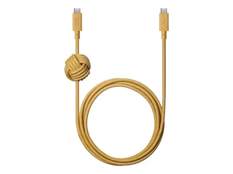 Native Union Anchor Cable USB-C - USB-C 3m žlutá