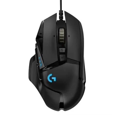 Rozbaleno - Logitech G502 HERO černá / herní myš / USB / optický senzor / 25600dpi / 11 prog. tlačítek / 2.1m / rozbaleno