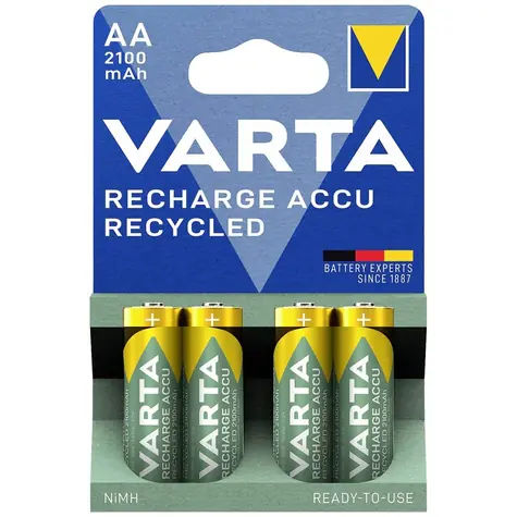 Varta RECHARGE Nabíjecí baterie AA / 1.2V / 2100mAh / NiMH / 4 ks / v blistru