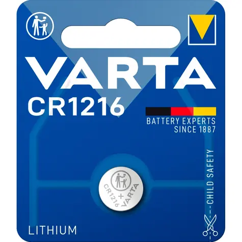 Varta Knoflíková baterie CR2016 / 3.0V / 27 mAh / lithium / 10 ks / v boxu
