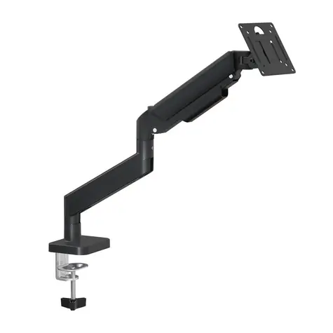Rozbaleno - Gembird MA-DA1-04 Držák 1 monitoru na stůl černá / do 32” a 10 kg / naklápěcí / rozbaleno