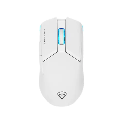 Machenike M7 Pro bílá / bezdrátová herní myš / optická / 26000 DPI / 6 tlačítek / RGB / 700 mAh / 2.4GHz