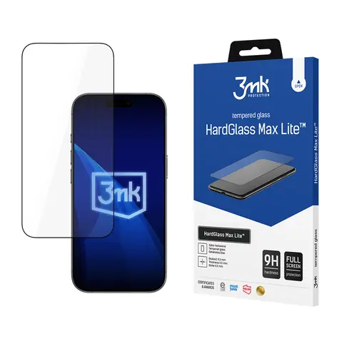 3mk HardGlass Max Lite tvrzené sklo pro Apple iPhone Air černá