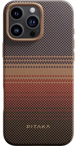 Rozbaleno - Pitaka Aramid Protective Case ochranný kryt pro Apple iPhone 16 Pro Max Sunset / rozbaleno