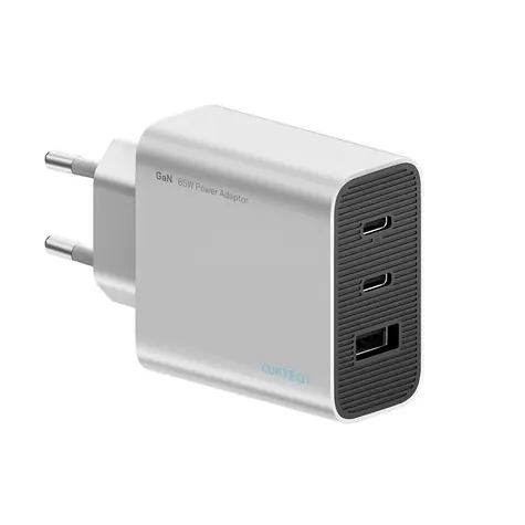 Cuktech CUK0A15CEUSL 65W GaN nabíječka šedá / 2x USB-C / USB-A