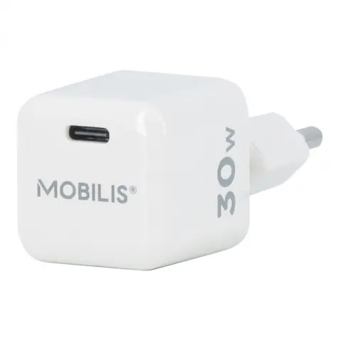 Mobilis 001383 Nabíječka USB-C bílá / 30W