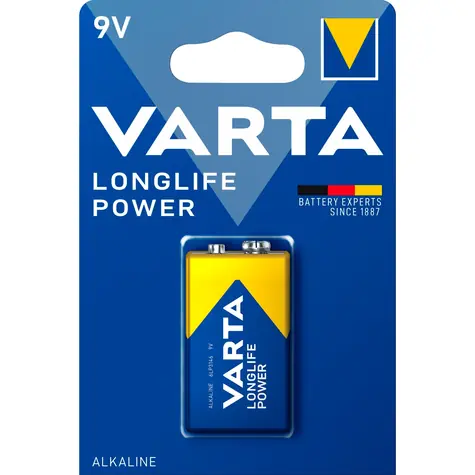 Varta Longlife Baterie 6LR61 / 9.0V / alkalická / 10 ks / v boxu