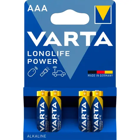 Varta Longlife Baterie AAA 40ks / 1.5V / alkalická / v boxu