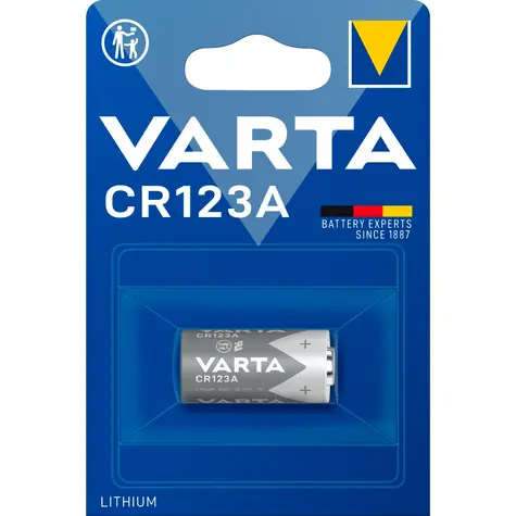 Varta Baterie CR123A / 3V / 1480 mAh / lithiová / 10 ks / v boxu