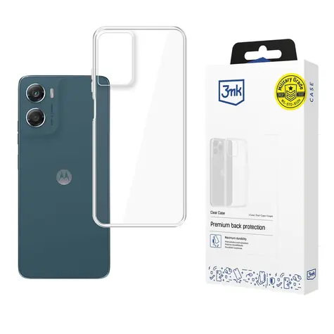 3mk Clear Case ochranný kryt pro Motorola Moto G06/ Moto G06 Power čirá