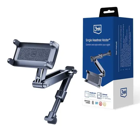 Rozbaleno - 3mk Single Headrest Holder - držák na opěrku hlavy / rozbaleno