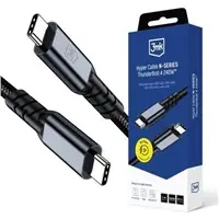 3mk Hyper kabel N-SERIES Thunderbolt 4 1m 48V/5A 40Gb/s 240W 8K60Hz PD3.1 černá