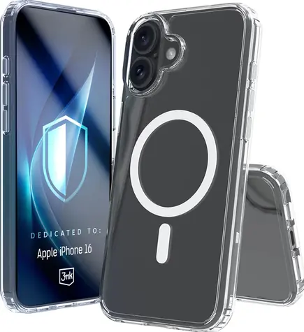 3mk Armor Magcase ochranný kryt pro Apple iPhone 16 čirá