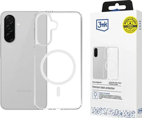 3mk Armor Magcase ochranný kryt pro Samsung Galaxy A56 čirá