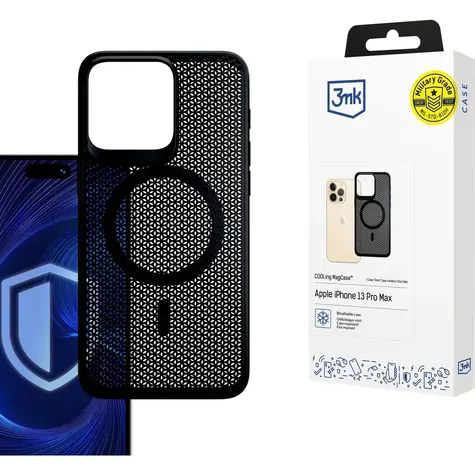 3mk Cooling Magcase ochranný kryt pro Apple iPhone 13 Pro Max čirá