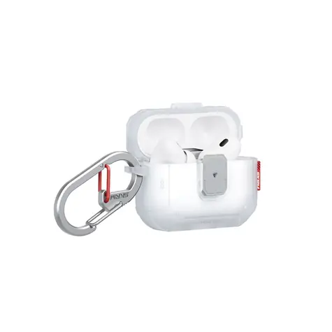 SKINARMA MECHA LE pouzdro pro AirPods Pro 3, Frosted clear