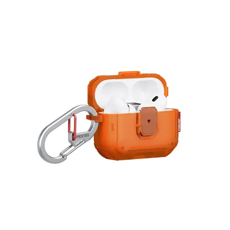 SKINARMA MECHA LE pouzdro pro AirPods Pro 3, Frosted orange