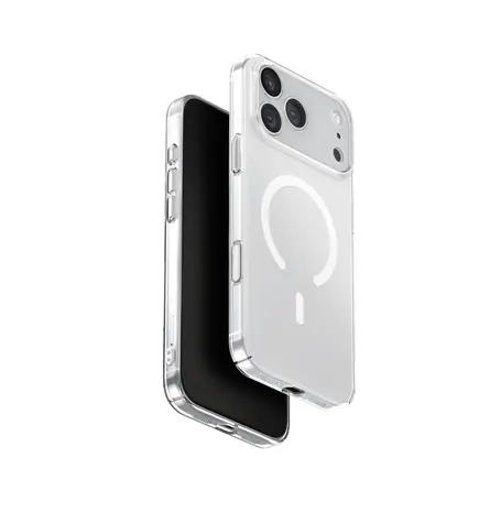 UNIQ Airsuit MagClick charging ochranný kryt na iPhone 17 Pro Max, Glossy clear/white