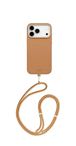 UNIQ COEHL Mirelle ochranný kryt na iPhone 17 Pro Max, Pecan brown